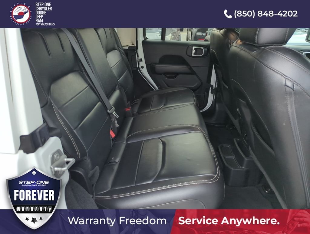 Used 2022 White Jeep Unlimited Sahara 4xe image 28