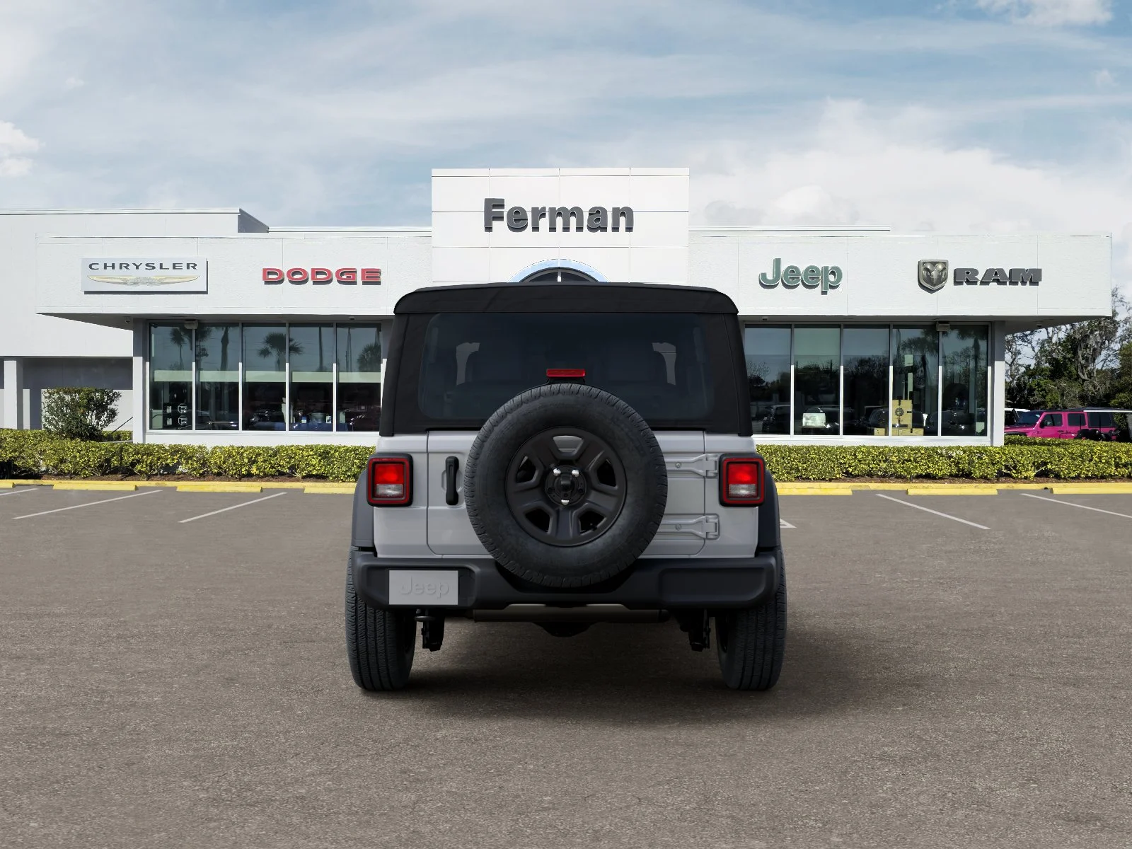 New 2026 Bright White Clear-Coat Exterior Paint Jeep Sport image 40