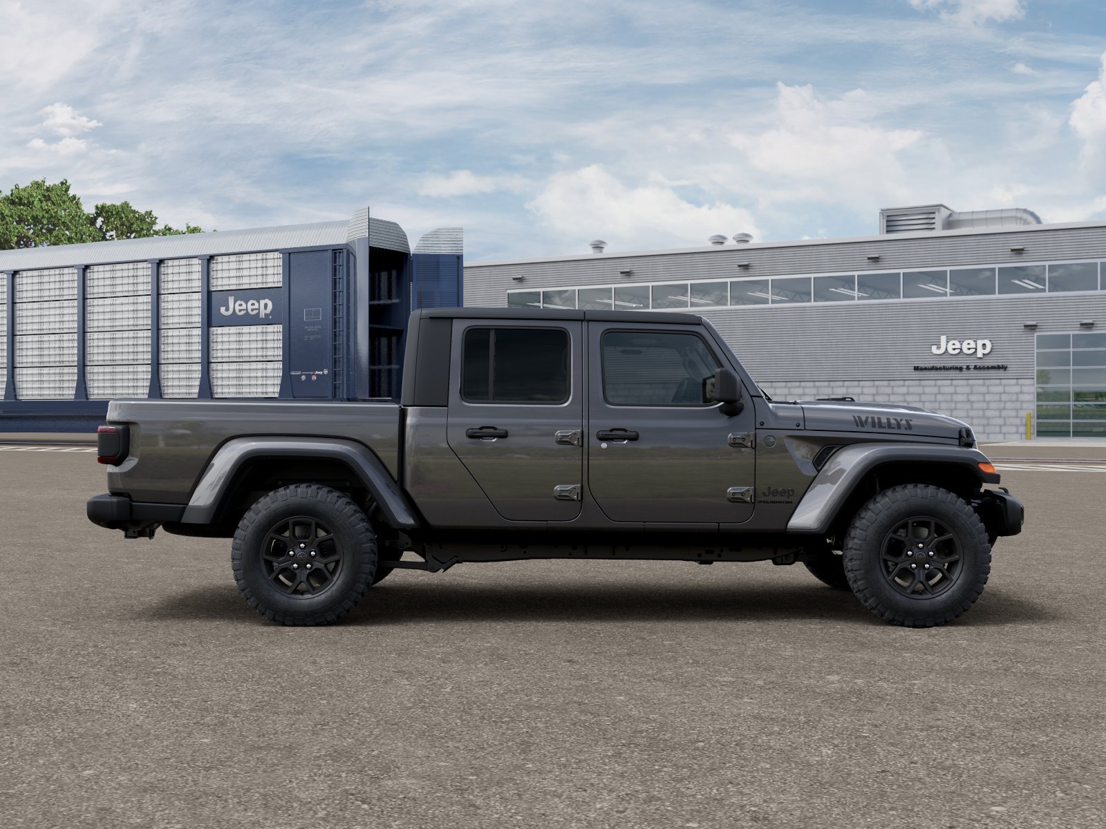 New 2026 Granite Crystal Metallic Clear-Coat Exterior Paint Jeep Willys image 12