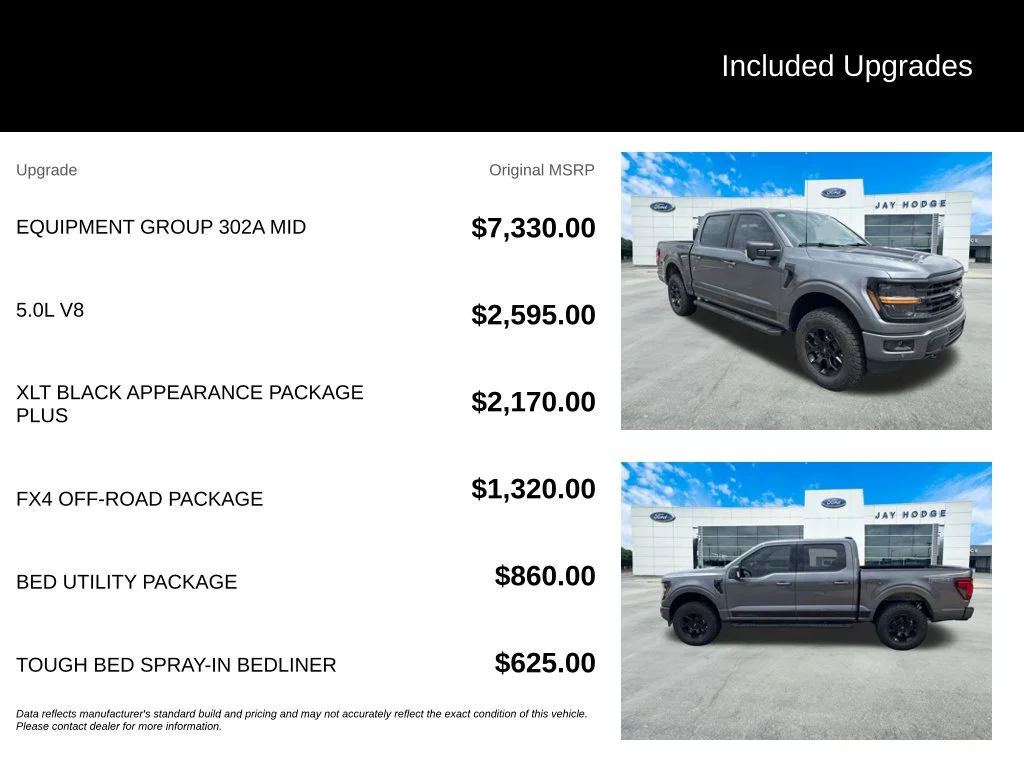 New 2026 Carbonized Gray Metallic Ford XLT image 8