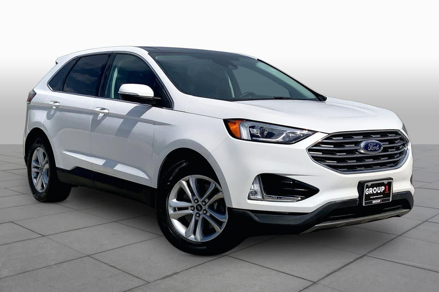 Used 2020 Star White Metallic Tri-Coat Ford SEL image 3