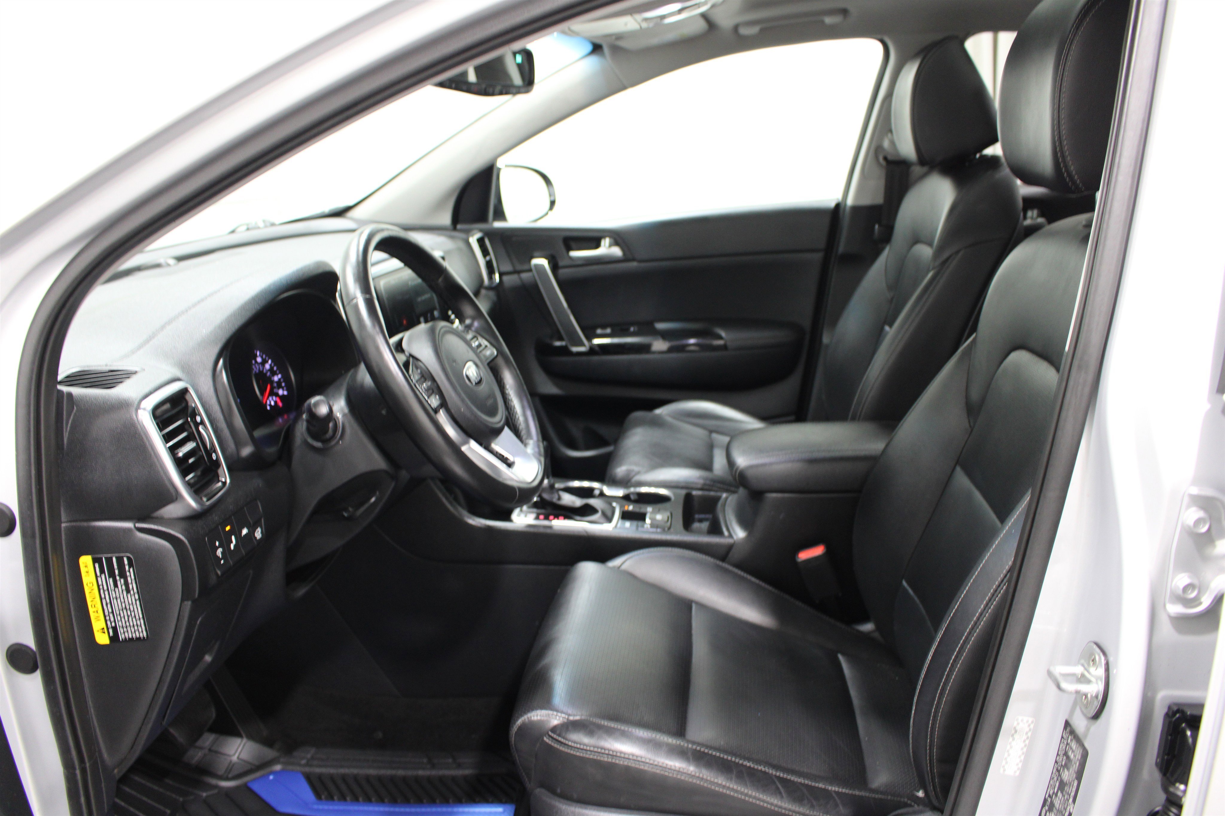 Used 2021 Sparkling Silver Kia EX image 3