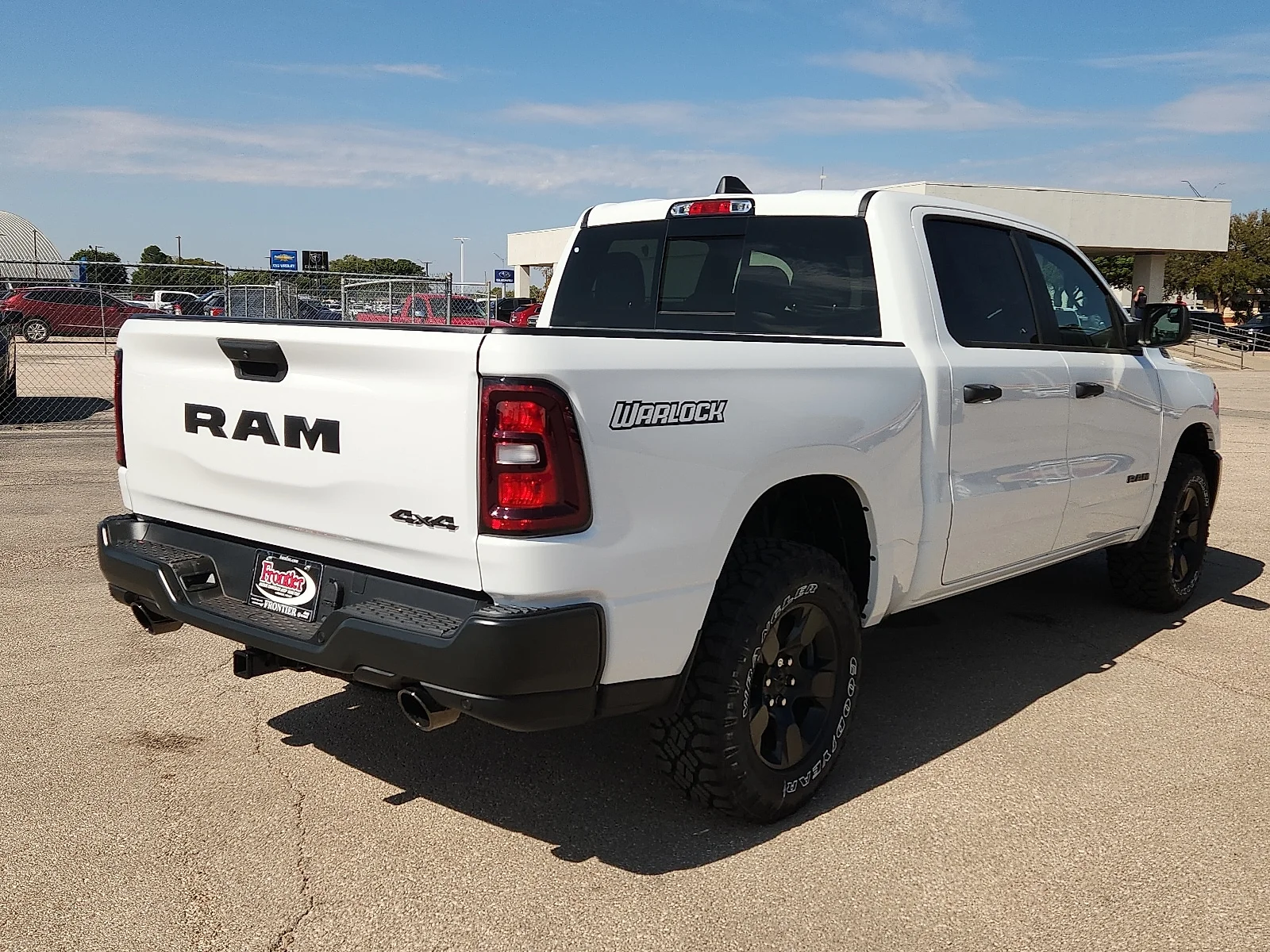 New 2027 Bright White Clear-Coat  Paint Ram WARLOCK CREW CAB 4X4 5