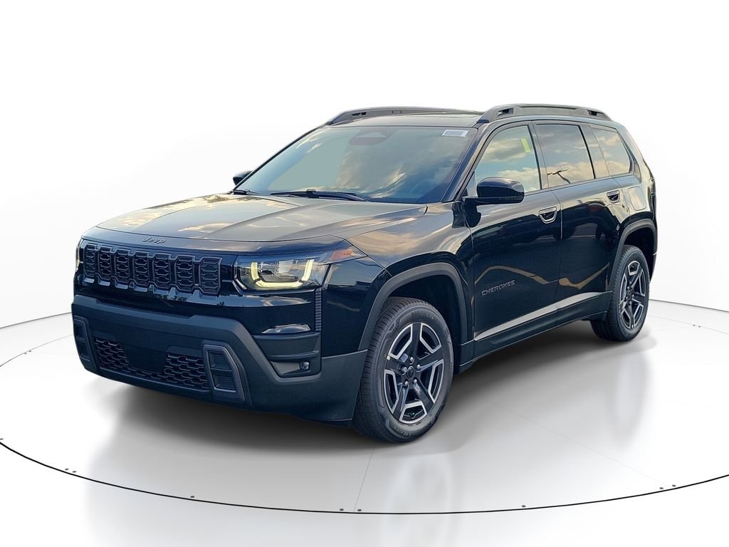 New 2026 Diamond Black Crystal Pearlcoat Jeep Limited image 2