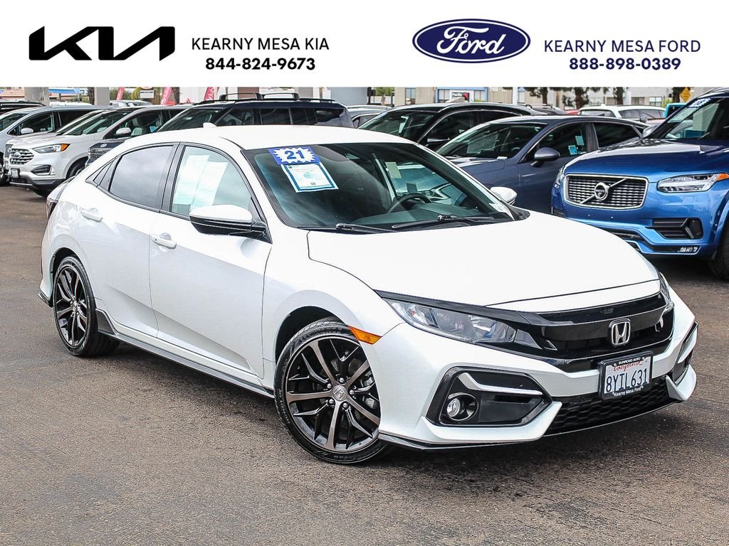 Used 2021 White Honda Sport image 1