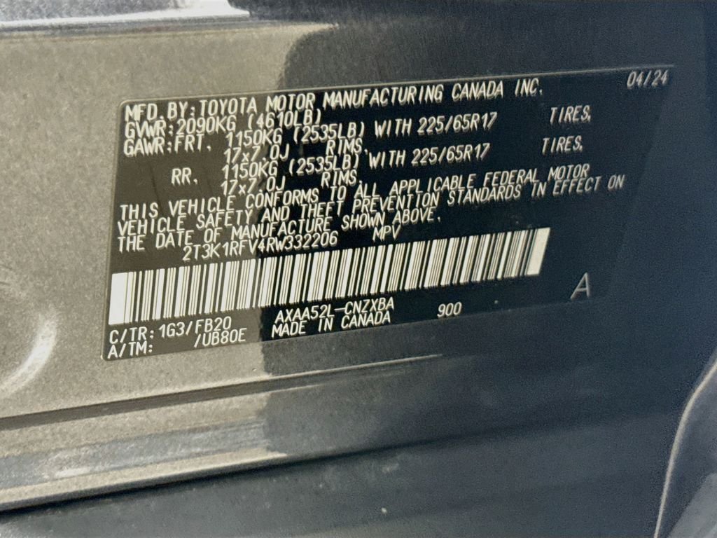 Used 2024 Magnetic Gray Metallic Toyota LE image 29