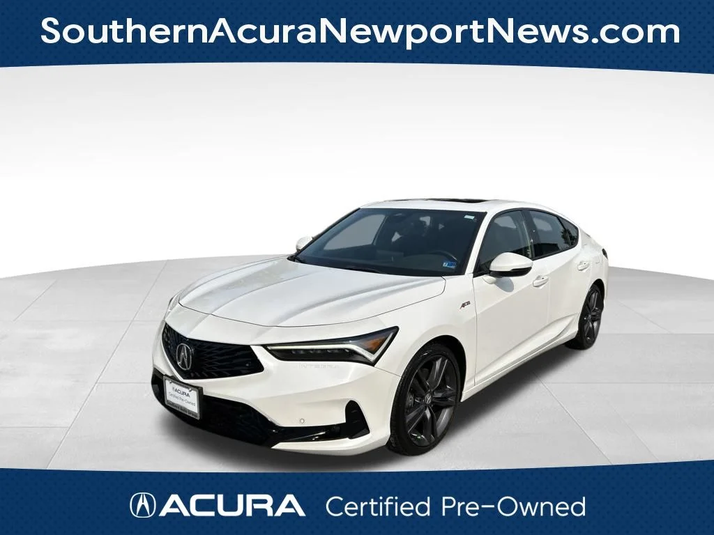 Used 2024 Platinum White Pearl Acura A-SPEC TECH image 1