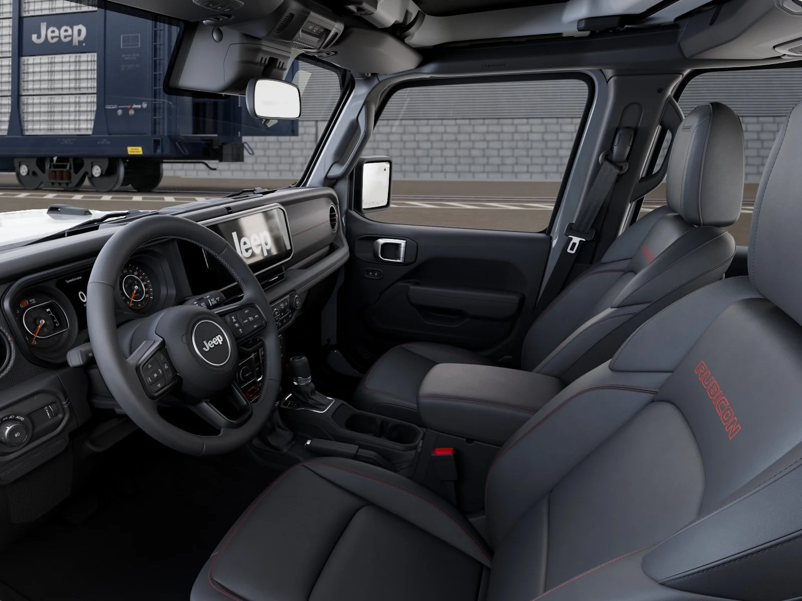 New 2026 Bright White Clear-Coat Exterior Paint Jeep Rubicon IN-TRANSIT image 48