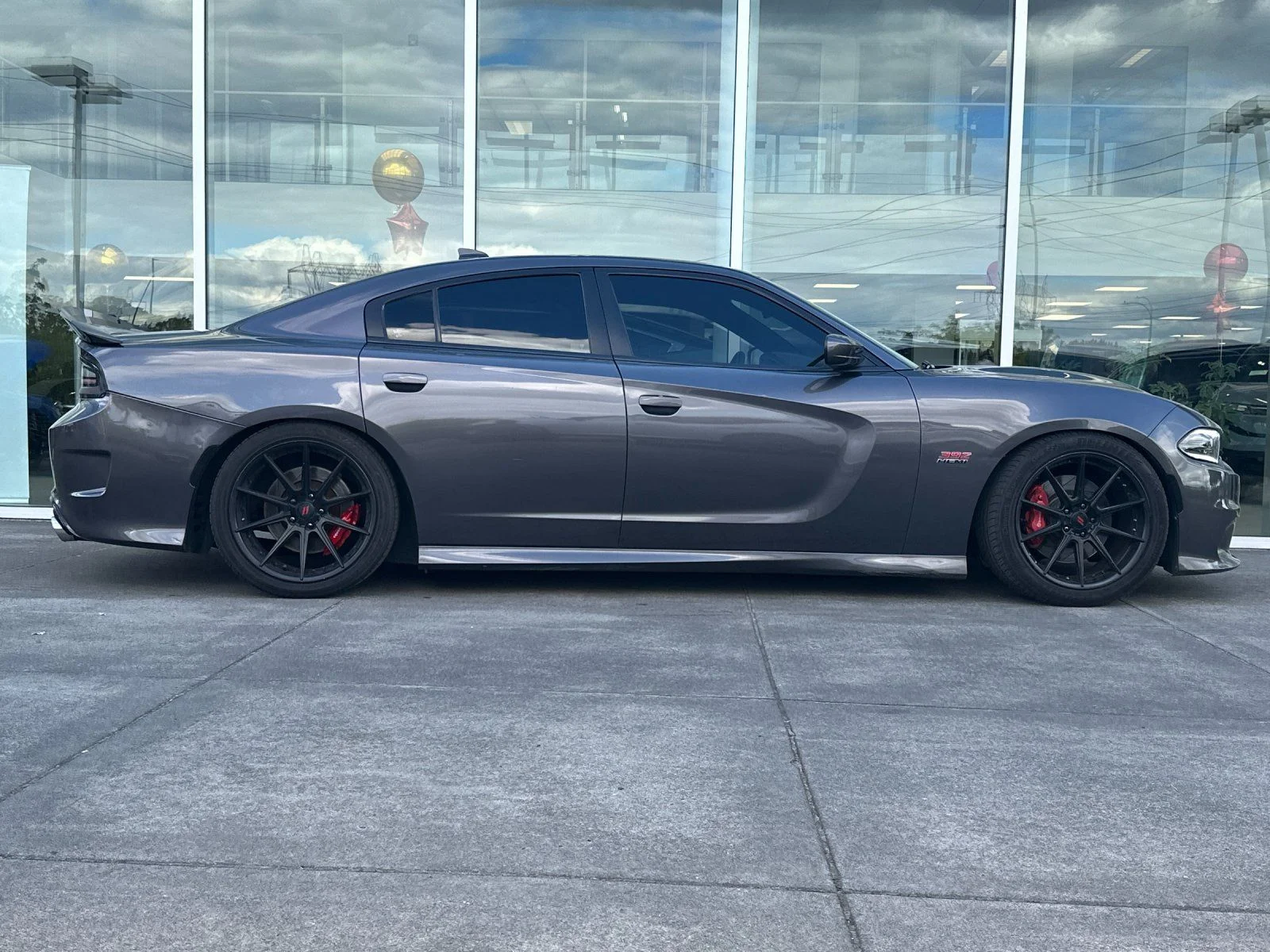 Used 2017 Granite Crystal Metallic Clearcoat Dodge R/T Scat Pack image 2