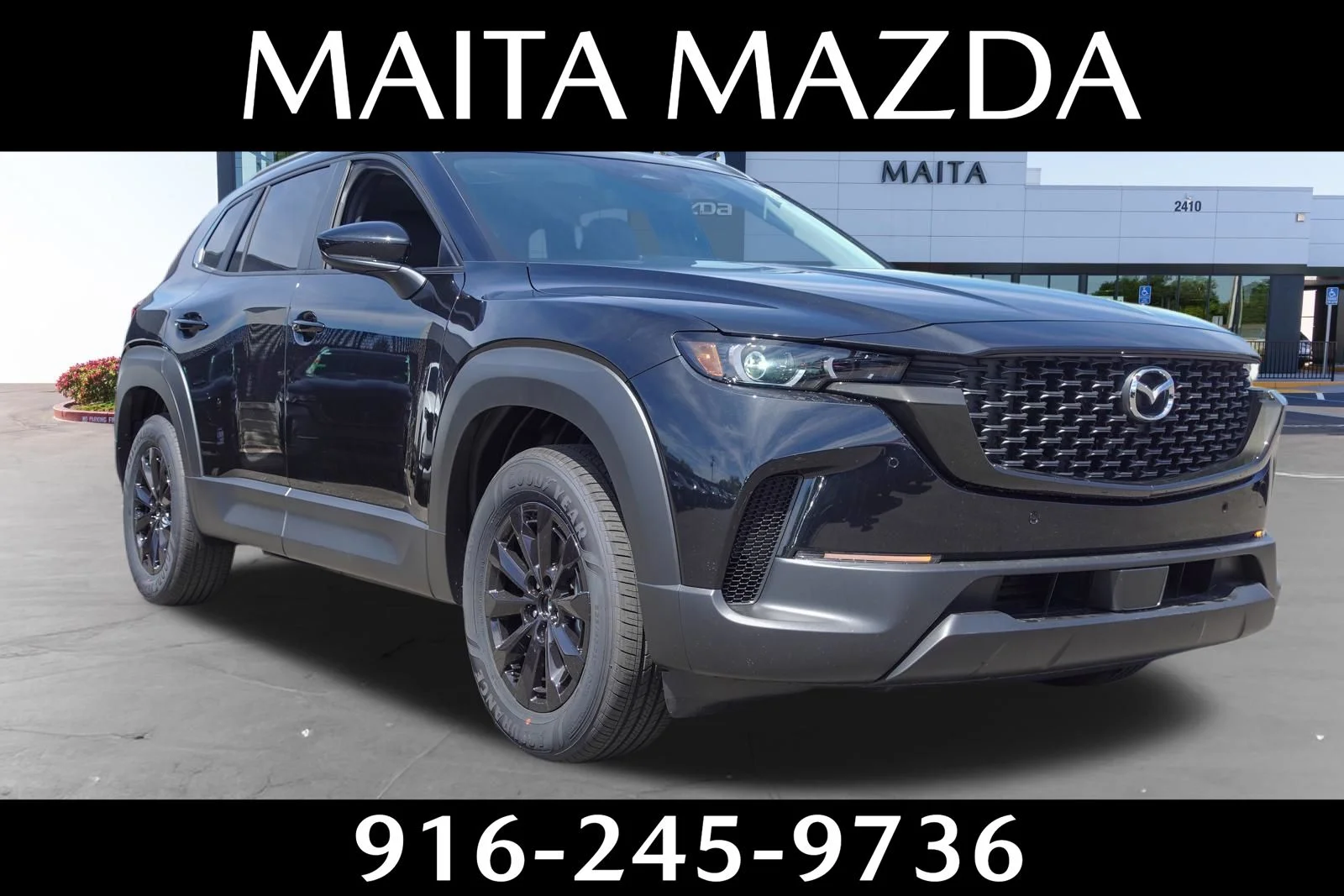 New 2026 Jet Black Mica Mazda Preferred image 1