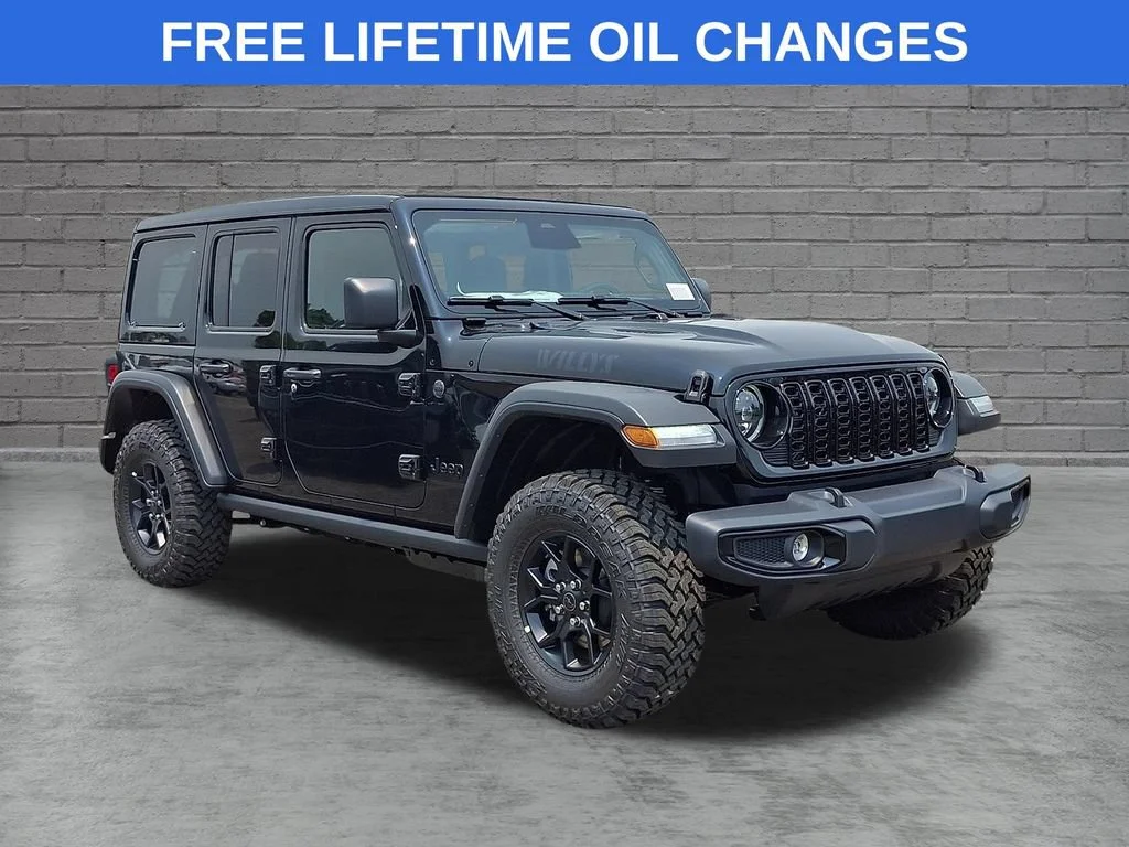 New 2026 Black Clearcoat Jeep Willys image 1