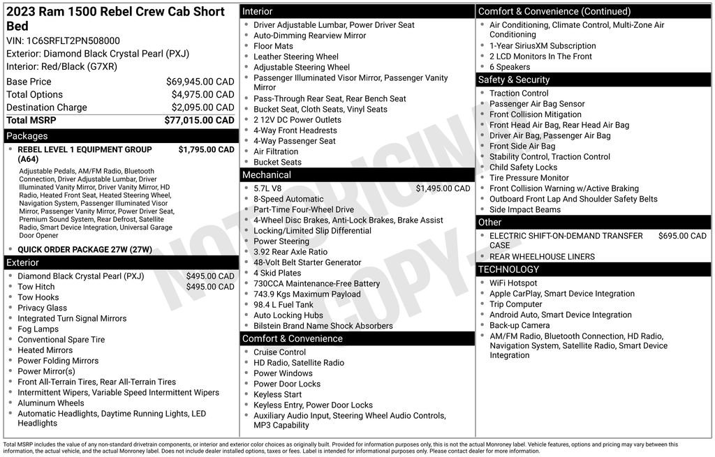 Used 2023 Black Ram Rebel image 42