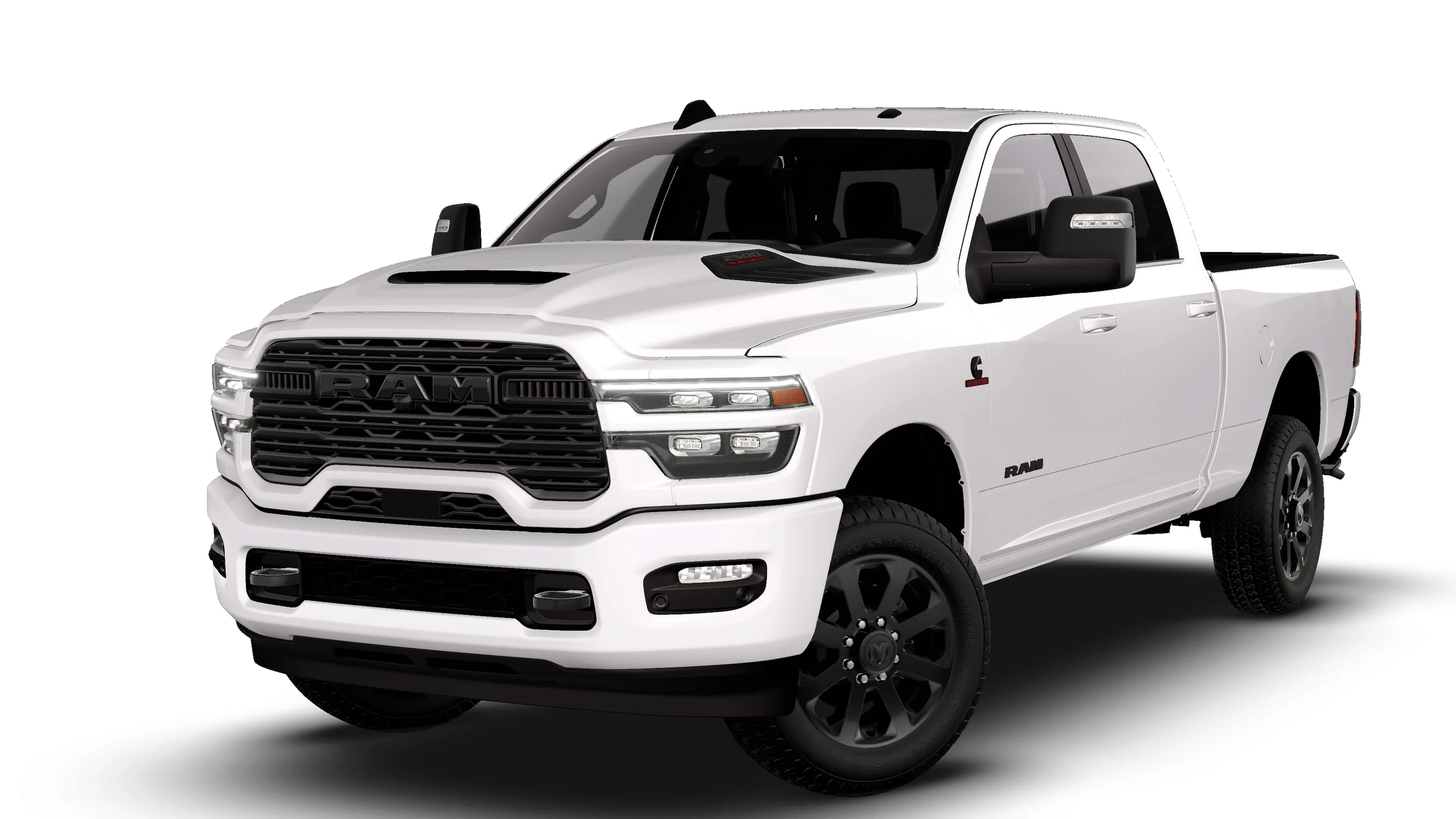 New 2026 Bright White Clear-Coat Exterior Paint RAM LARAMIE image 27