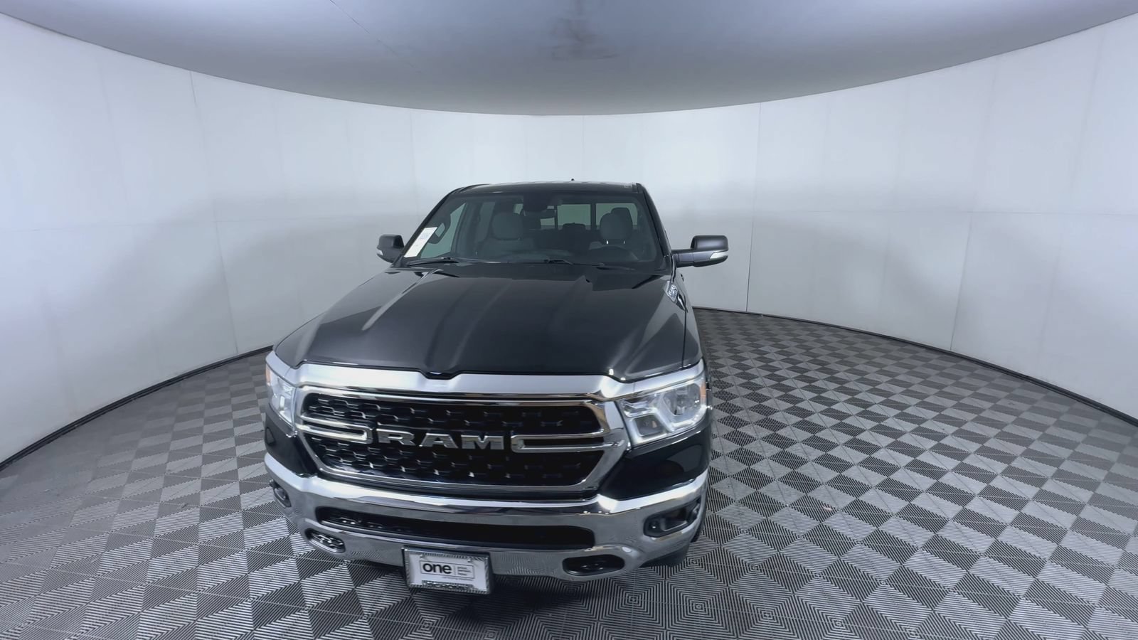 Used 2022 Diamond Black Crystal Pearlcoat Ram Big Horn image 3