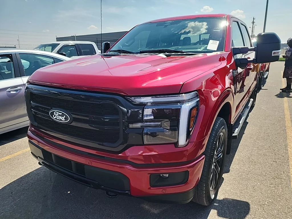 Certified Used 2025 Rapid Red Metallic Tinted Clearcoat Ford LARIAT image 1