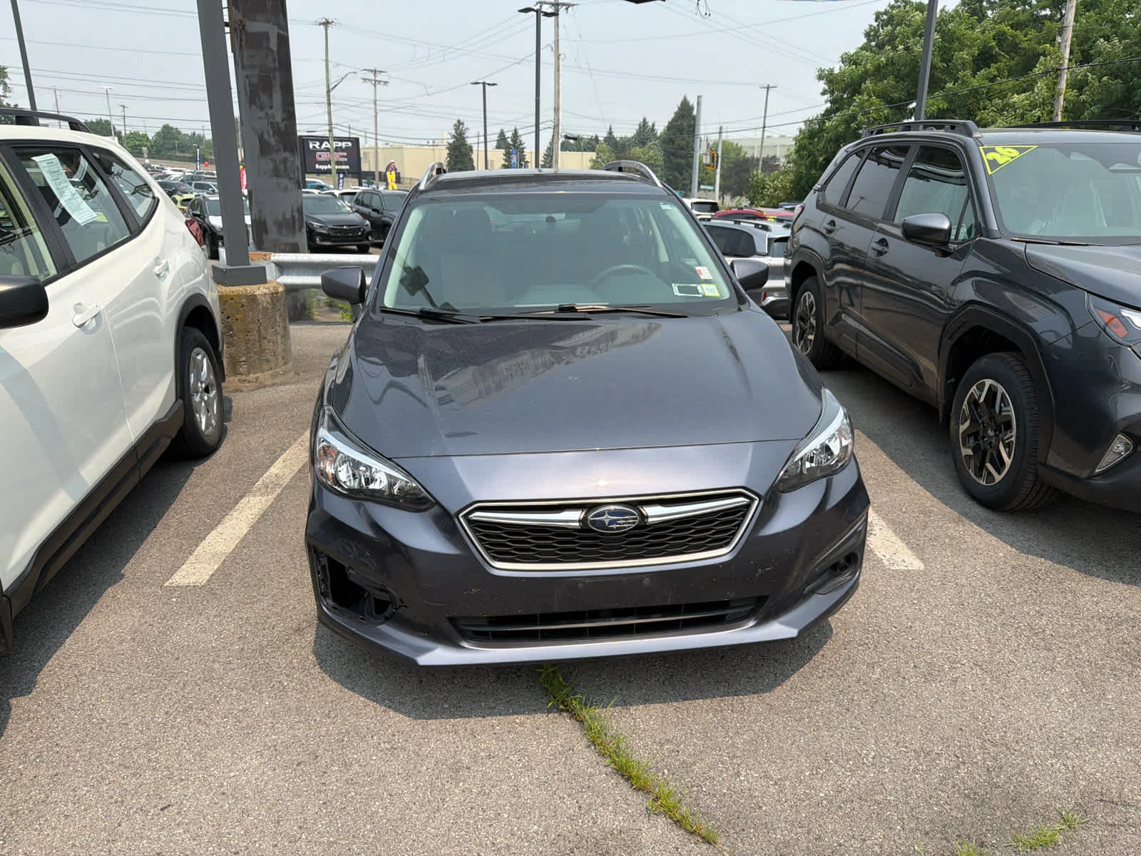 Used 2017 Carbide Gray Metallic Subaru Premium image 1