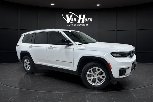 Used 2023 Bright White Clearcoat Jeep Limited image 1