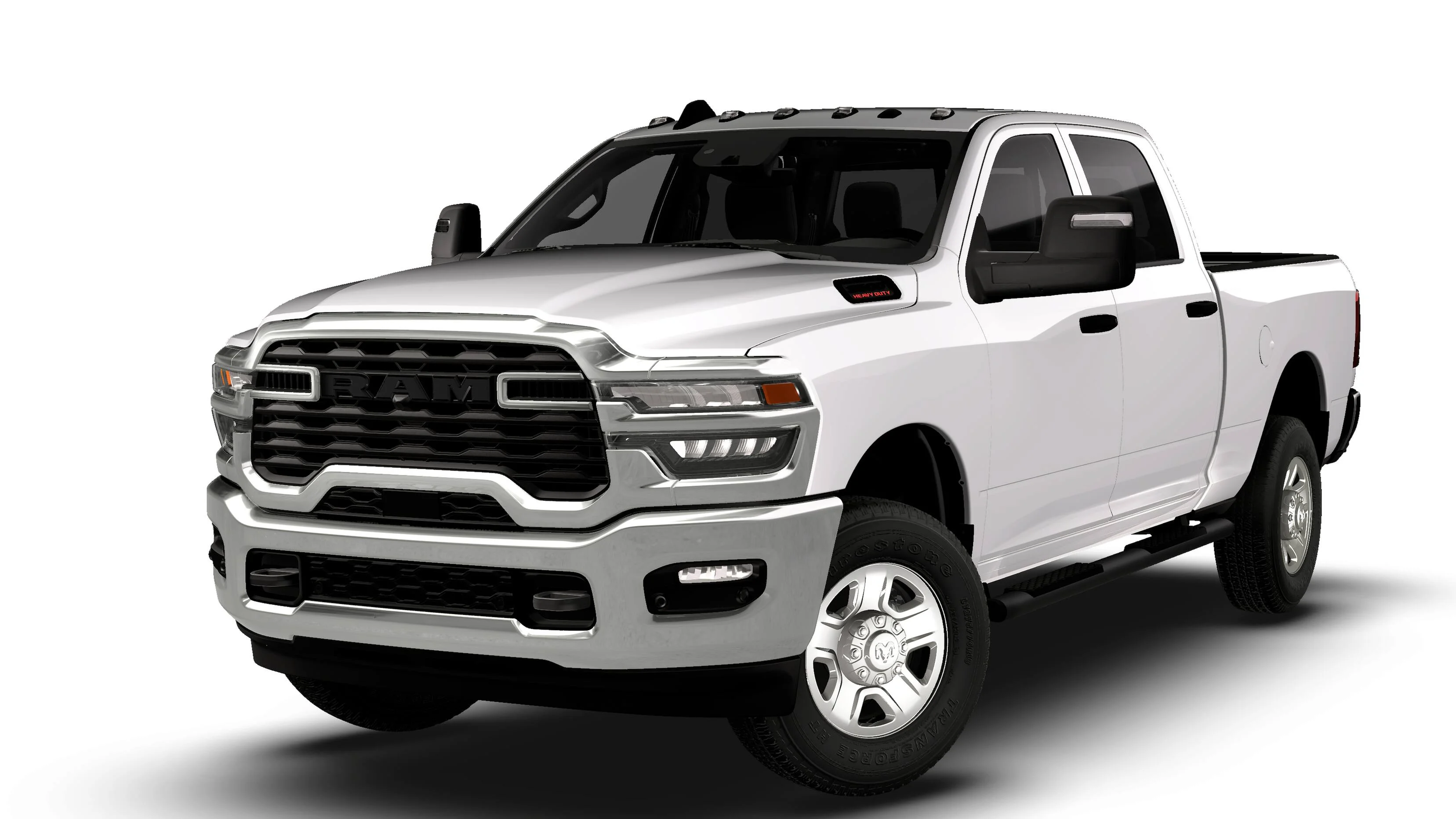 New 2026 Bright White Clear-Coat Exterior Paint RAM TRADESMAN image 1