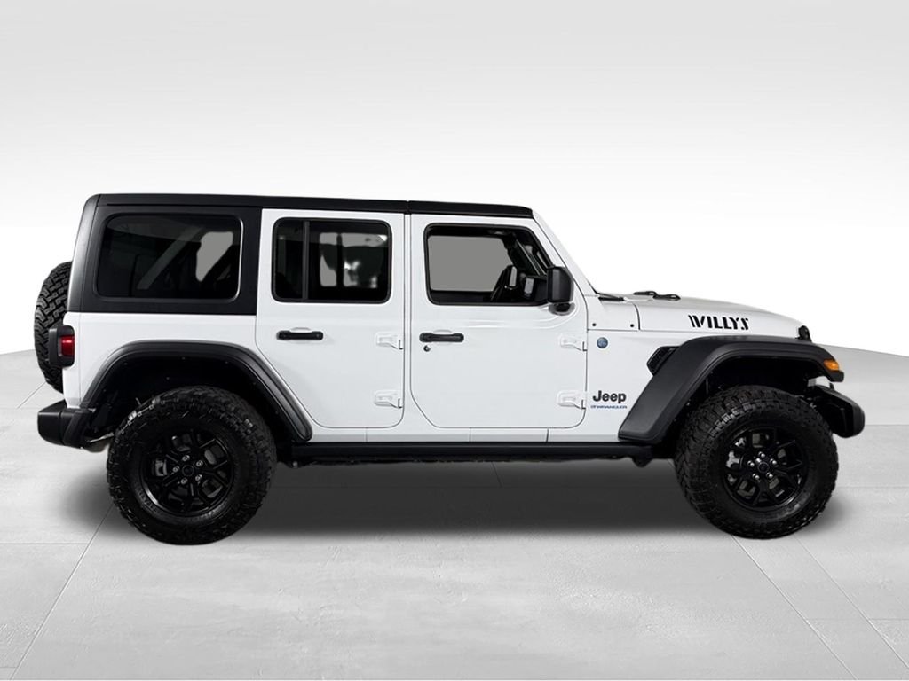 Used 2025 Bright White Clearcoat Jeep Willys 4xe image 6