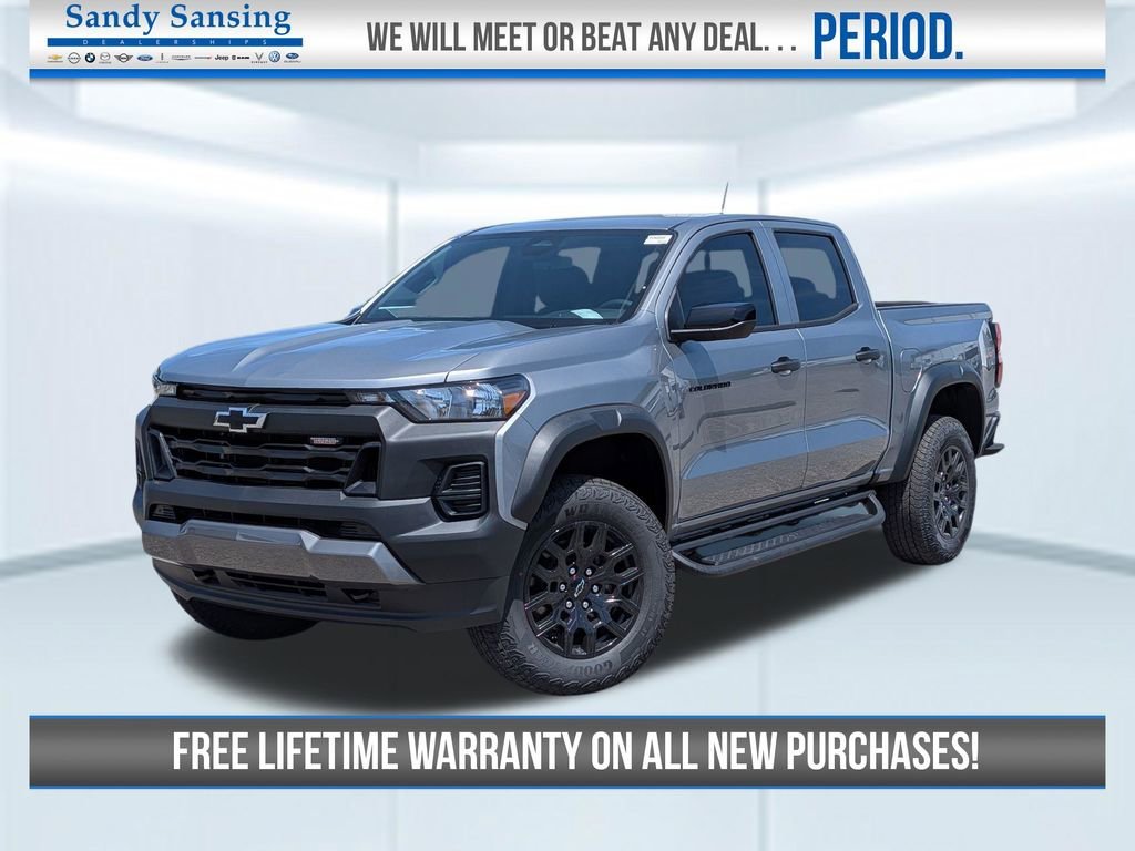 New 2026 Sterling Gray Metallic Chevrolet Trail Boss image 1