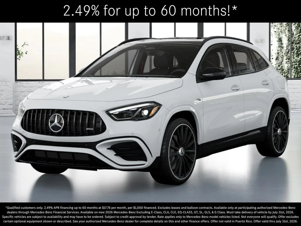 New 2026 Polar White Mercedes-Benz AMG® GLA 35 4MATIC SUV image 1