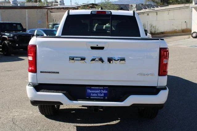 New 2025 Bright White Clear-Coat Exterior Paint RAM BIG HORN image 5