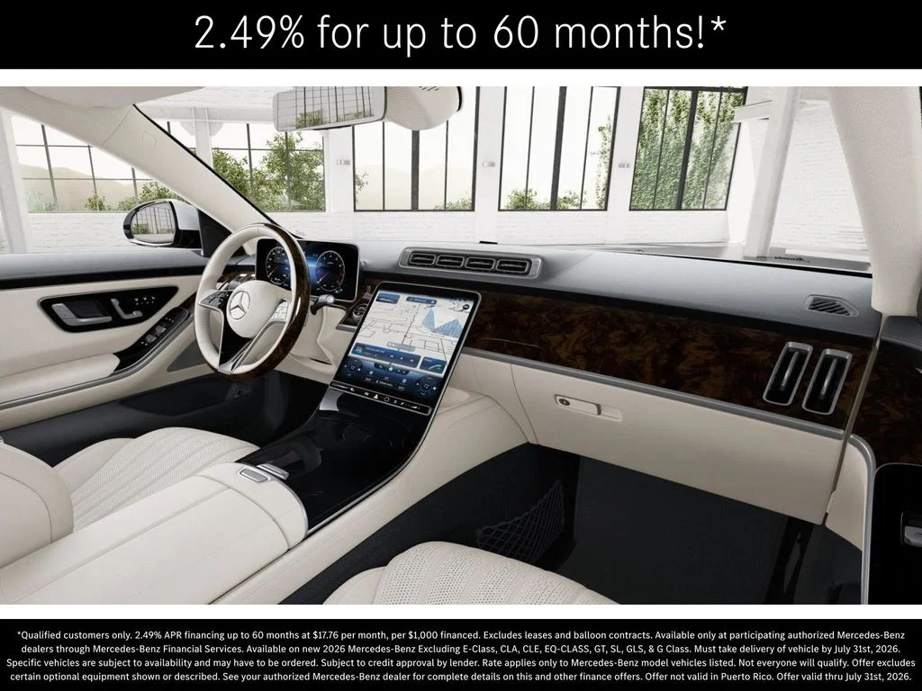 New 2026 MANUFAKTUR Moonlight White Metallic Mercedes-Benz S 500 image 6