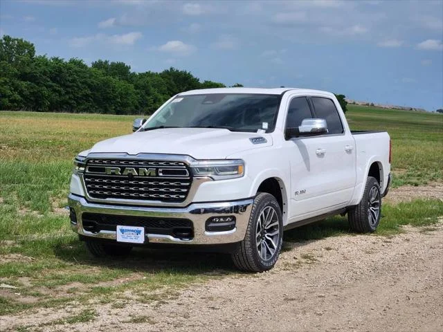 New 2026 Bright White Clear-Coat Exterior Paint RAM Limited Longhorn image 2