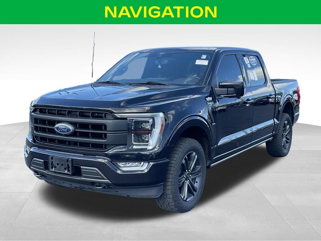 Used 2021 Agate Black Metallic Ford Lariat image 3