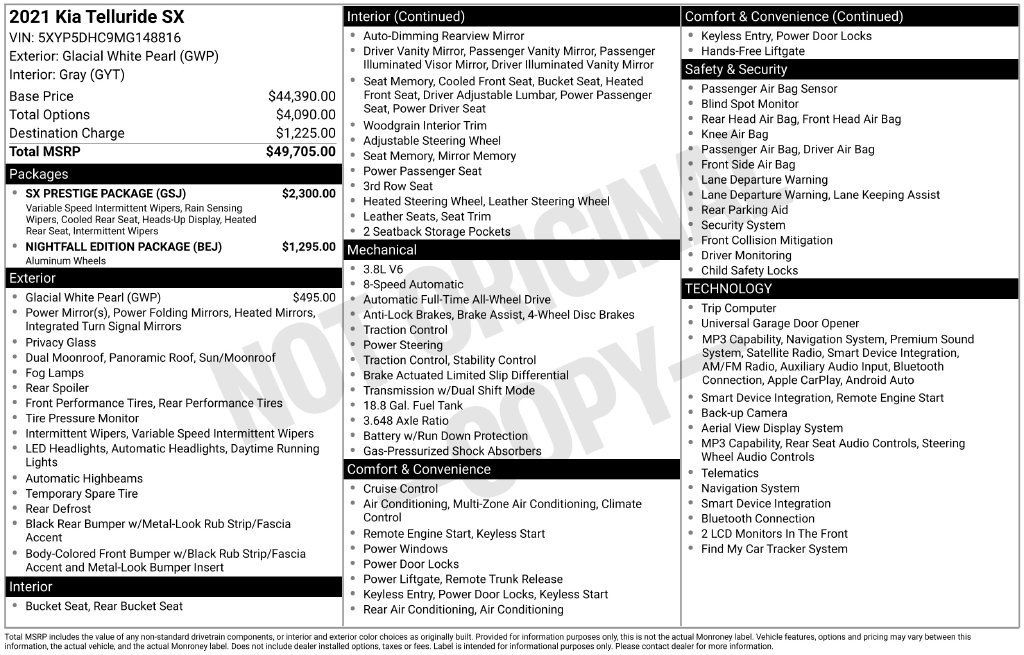 Used 2021 White Kia SX image 20