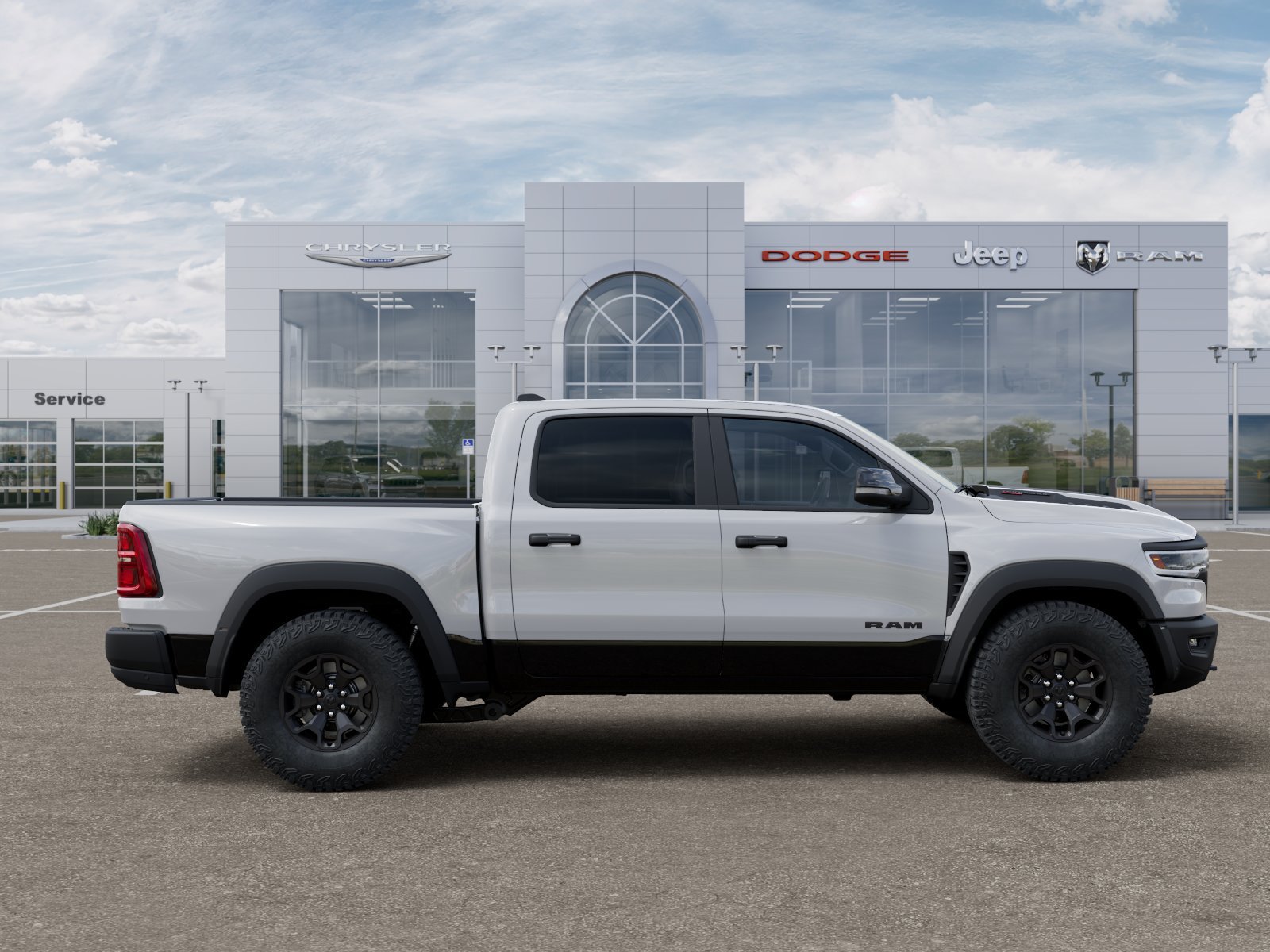 New 2026 Bright White Clear-Coat Exterior Paint RAM RHO image 36