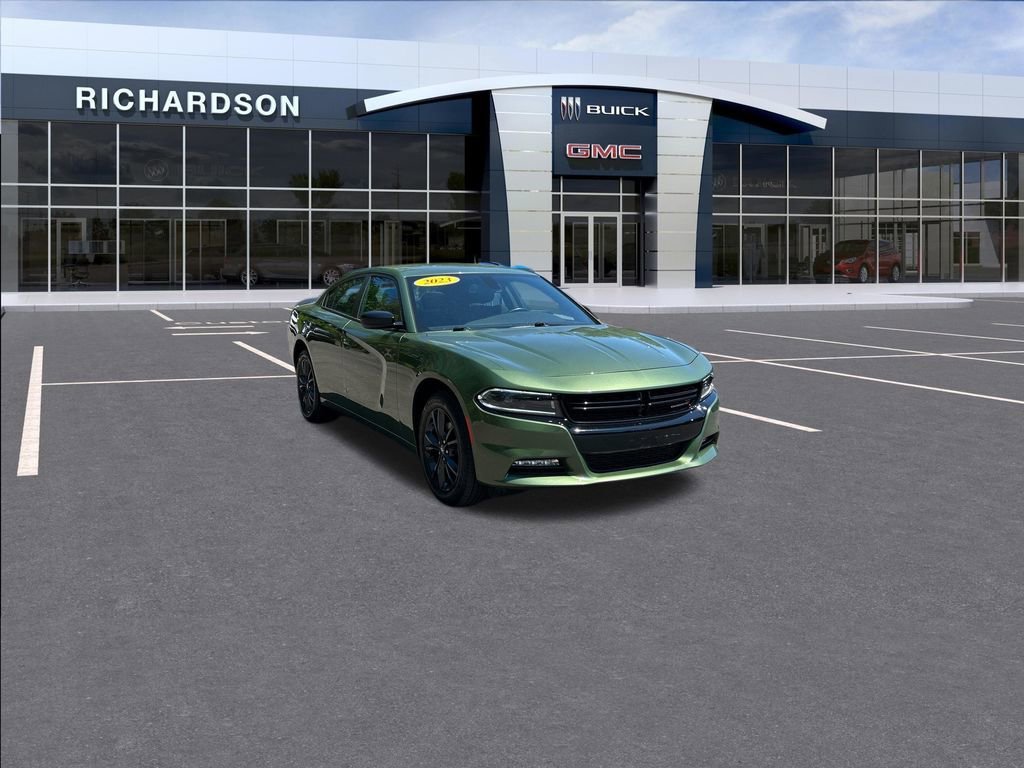 Used 2023 Green Dodge SXT AWD image 12