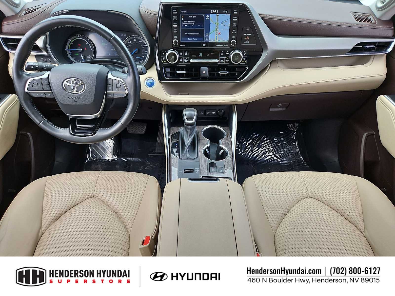 Used 2021 Blizzard Pearl Toyota Hybrid Limited image 16
