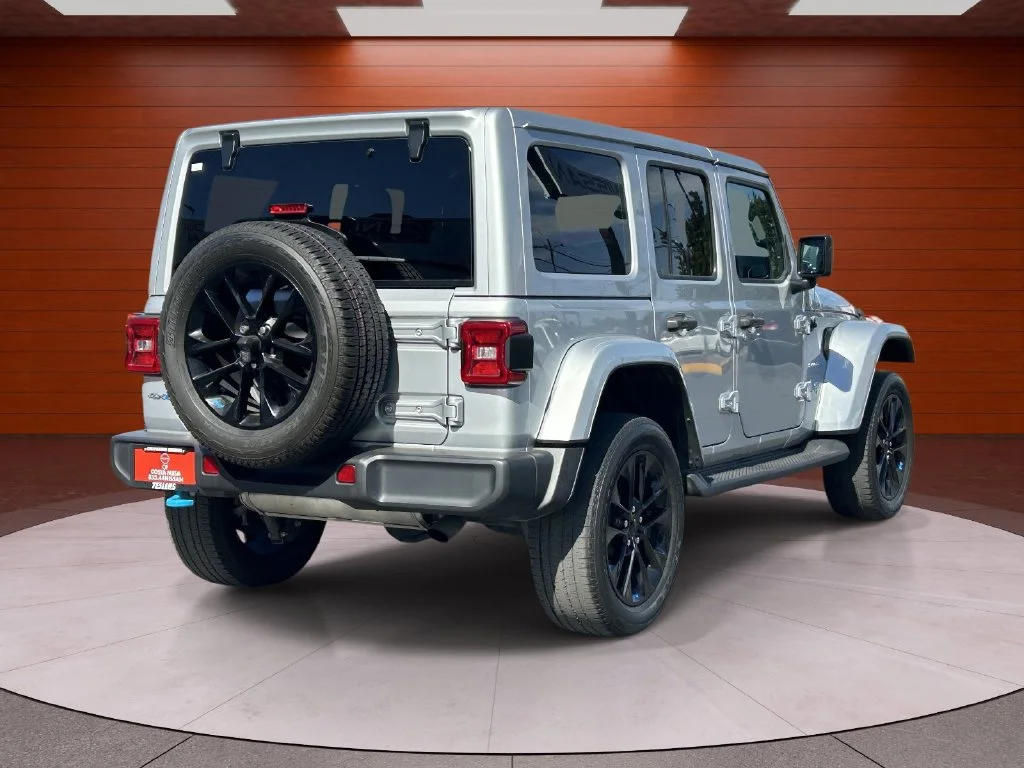 Used 2023 Silver Jeep Sahara 4xe image 4
