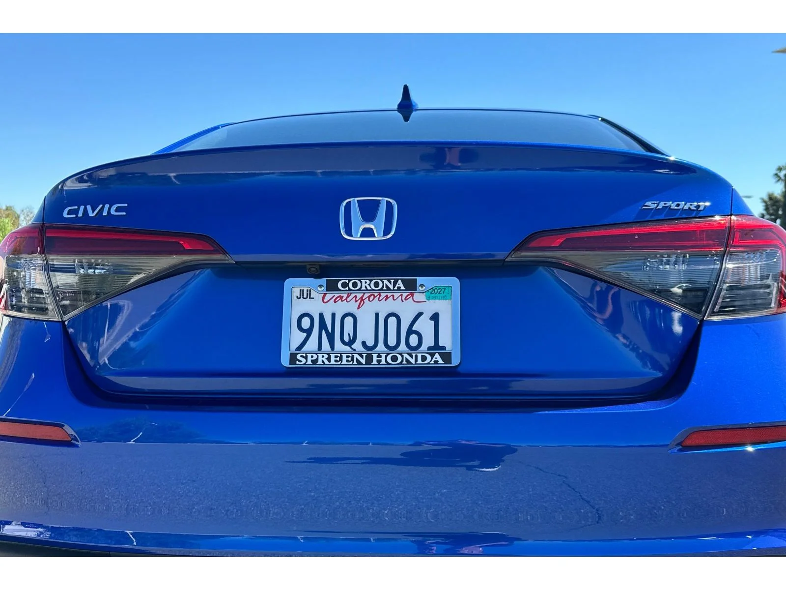 Used 2024 Aegean Blue Metallic Honda Sport image 47
