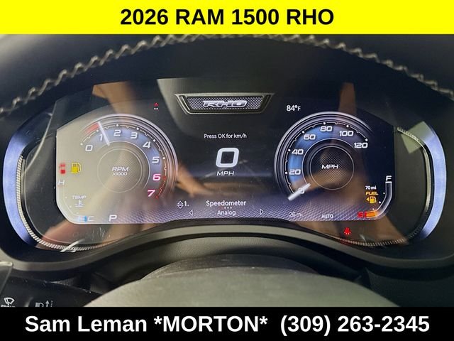 New 2026 Molten Red Pearl-Coat Exterior Paint Ram RHO image 12