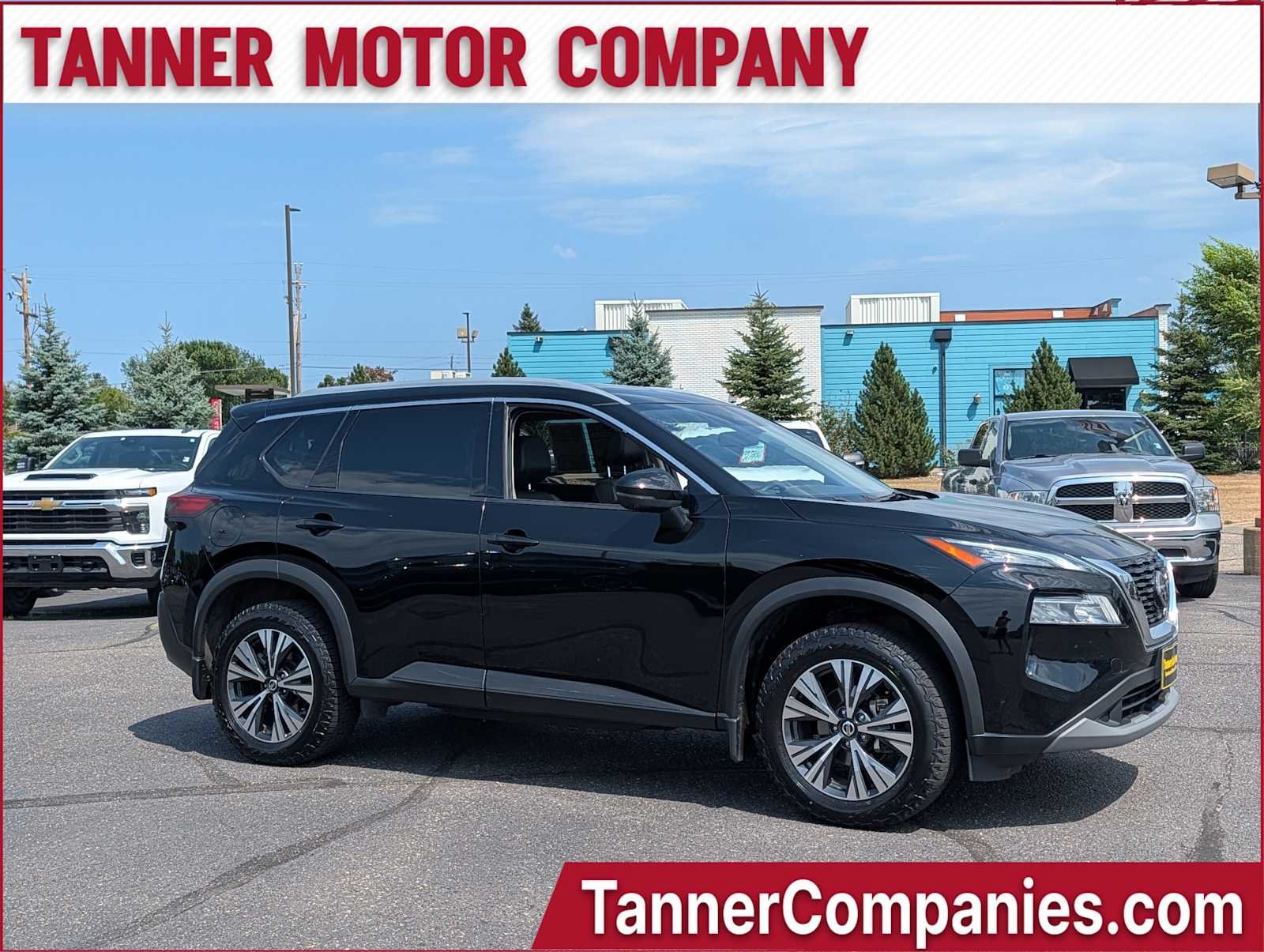 Super Black 2021 Nissan Rogue SUV / Crossover All-Wheel Drive