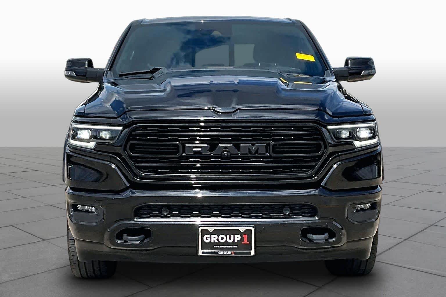Used 2023 Diamond Black Crystal Pearlcoat Ram Limited image 4