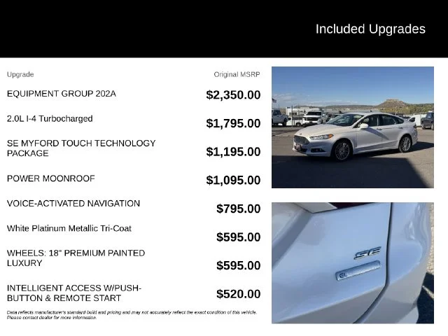 Used 2016 White Ford SE image 5