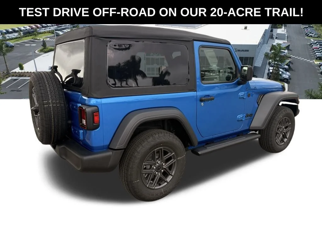 New 2026 Hydro Blue Pearl-Coat Exterior Paint Jeep Sport image 4