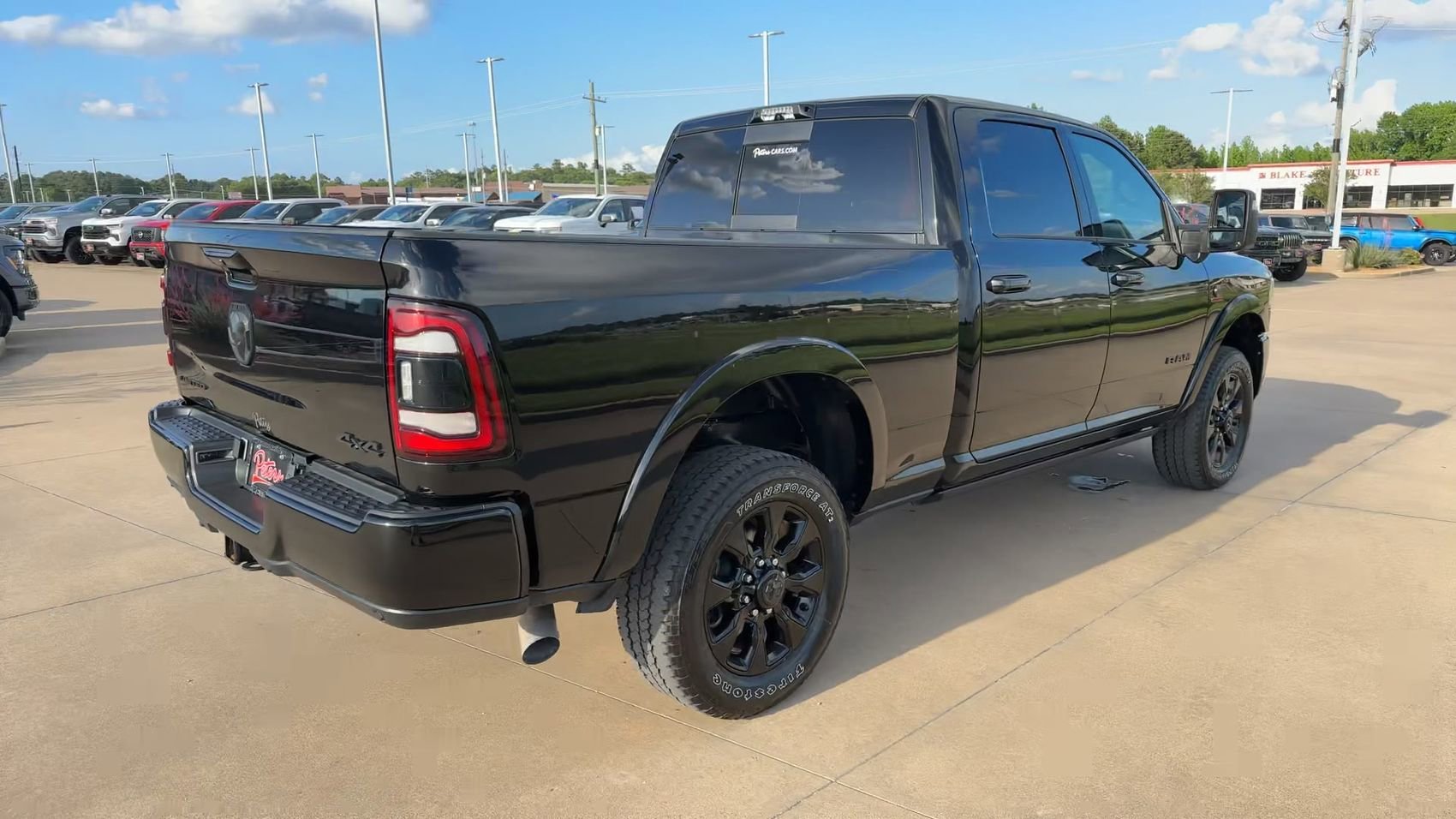 Used 2024 Diamond Black Crystal Pearlcoat Ram Limited image 7