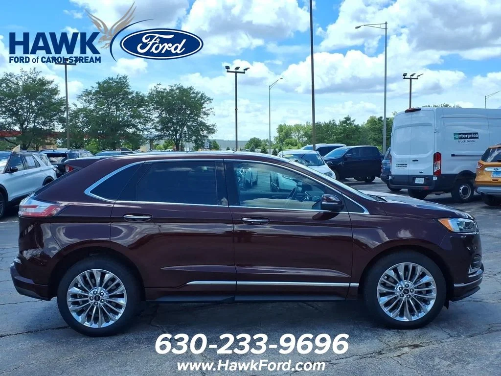 Used 2021 Burgundy Ford Titanium image 8