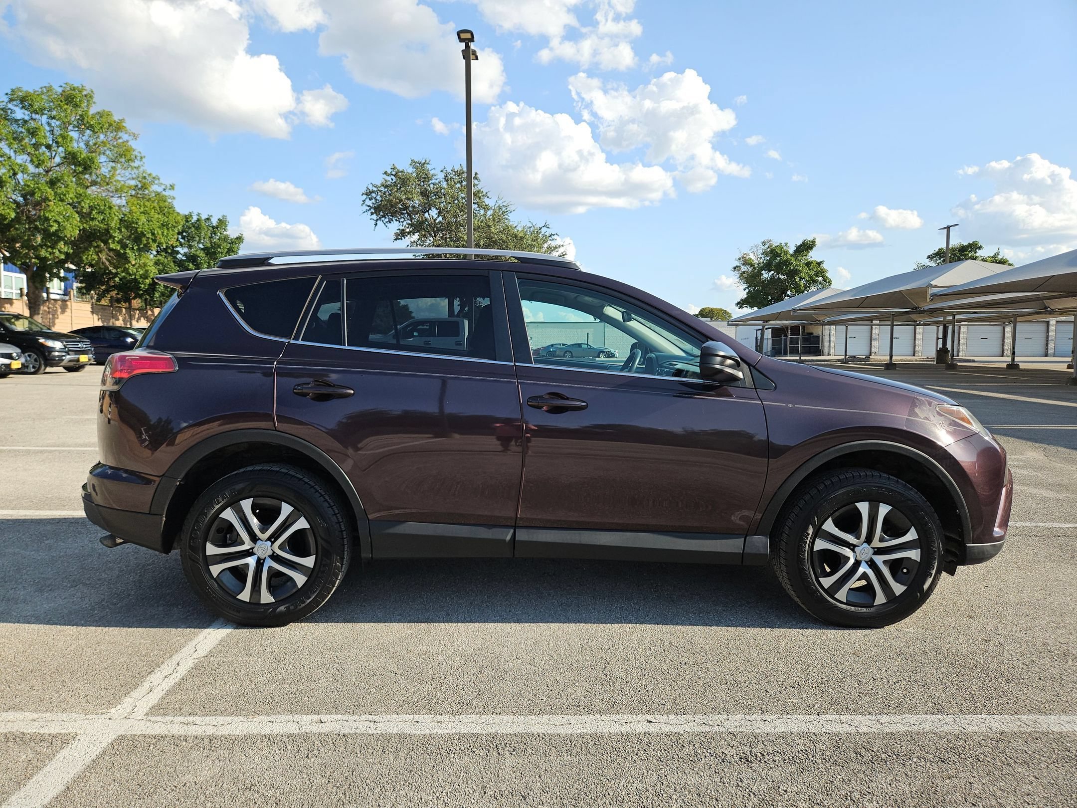 Used 2018 Maroon Toyota LE image 2