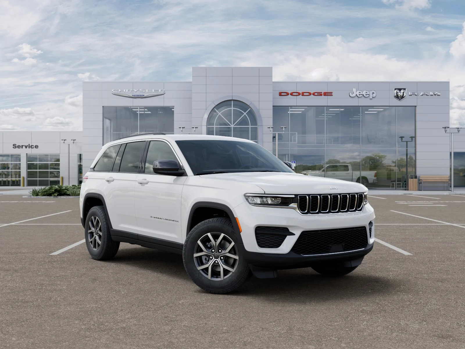 New 2027 Bright White Clearcoat Jeep Laredo X image 5