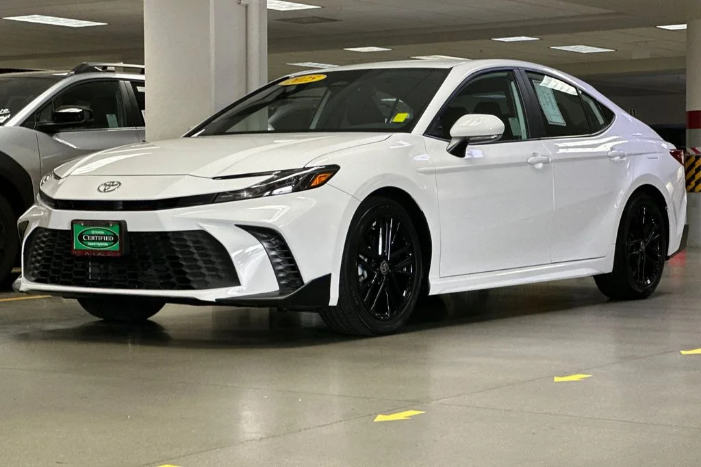 Certified Used 2025 White Toyota SE image 8