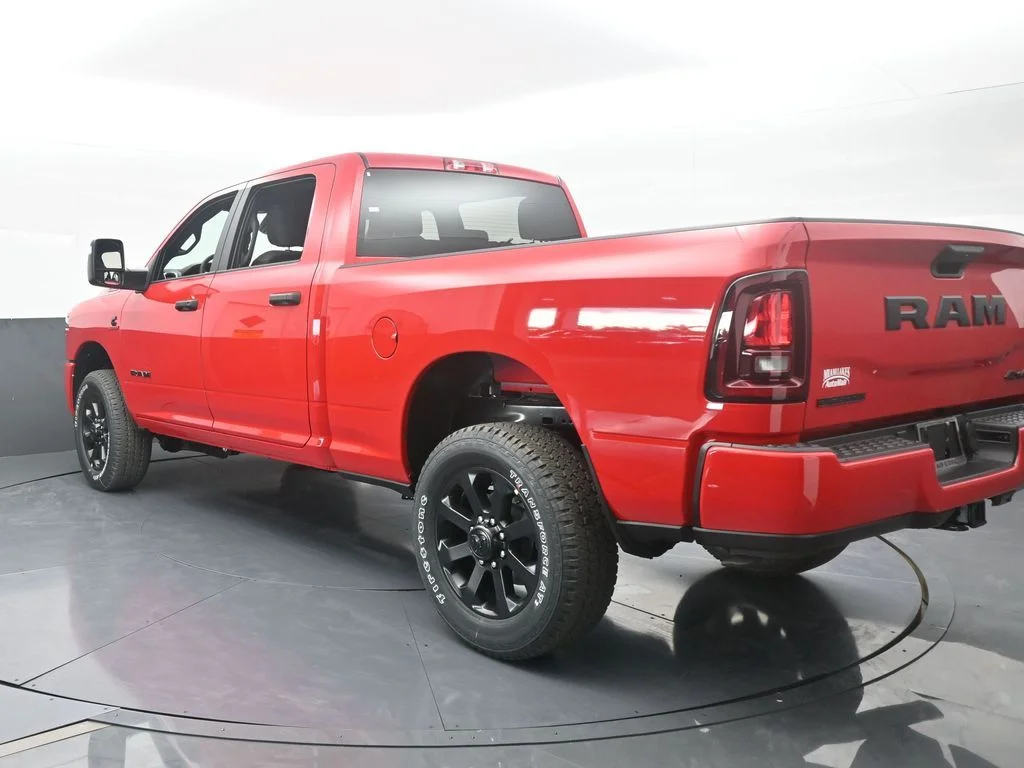 New 2026 Flame Red Clear-Coat Exterior Paint RAM Big Horn image 4