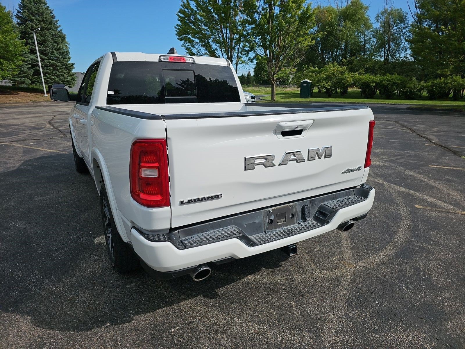 Certified Used 2025 Bright White Clearcoat Ram Laramie image 3