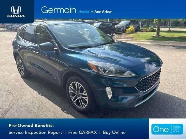Used 2020 Green Metallic Ford SEL image 6