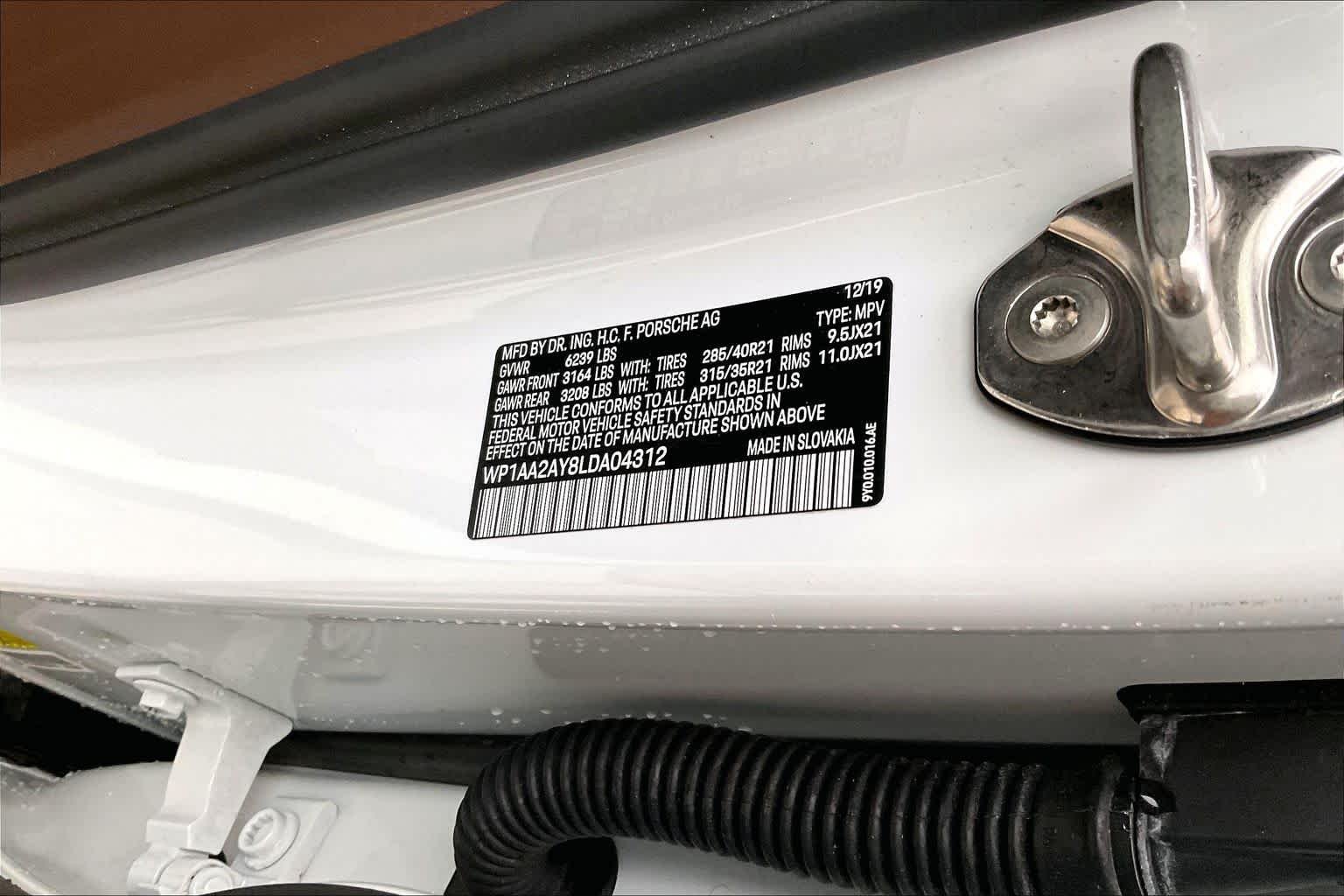 Used 2020 WHITE Porsche  image 31