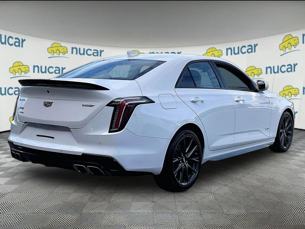 Used 2021 Summit White Cadillac V-Series image 6
